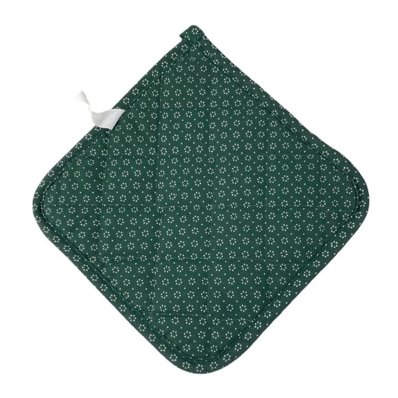 Vintage Christmas Themed Holiday Set of 5 Oven Mitts Pot Holders & Placemat - Picture 3 of 16